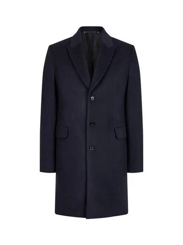 Peak Lapel Cashmere Single Coat Dark Navy 271450 - PAUL SMITH - BALAAN 1