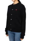 Comme des Gar ons Mini Red Waffen Cardigan AX N079 051 1 Loose Fit Unisex - COMME DES GARCONS PLAY - BALAAN 3