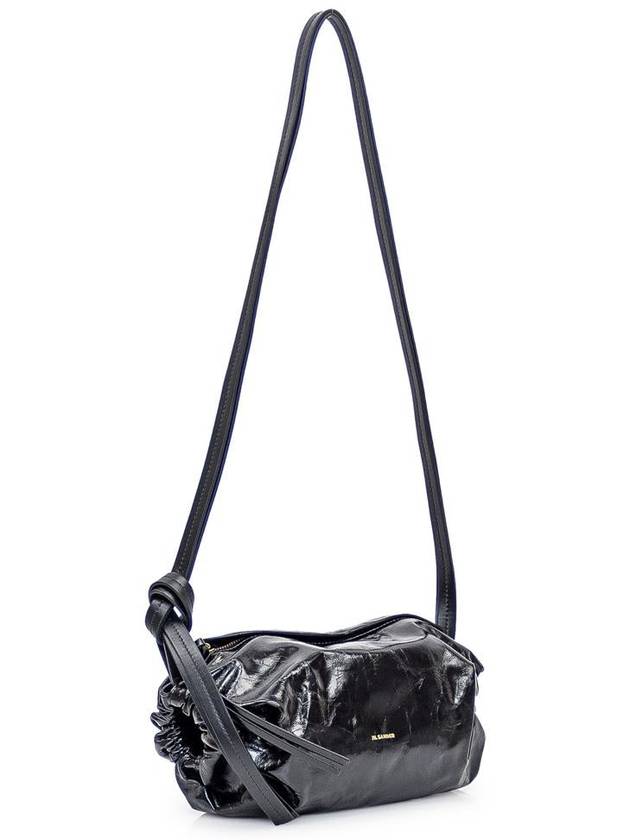 Cushion Leather Shoulder Bag Black - JIL SANDER - BALAAN 3