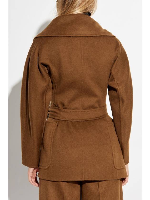 Max Mara Short Coat Holly, Women's, Brown - MAX MARA - BALAAN 4