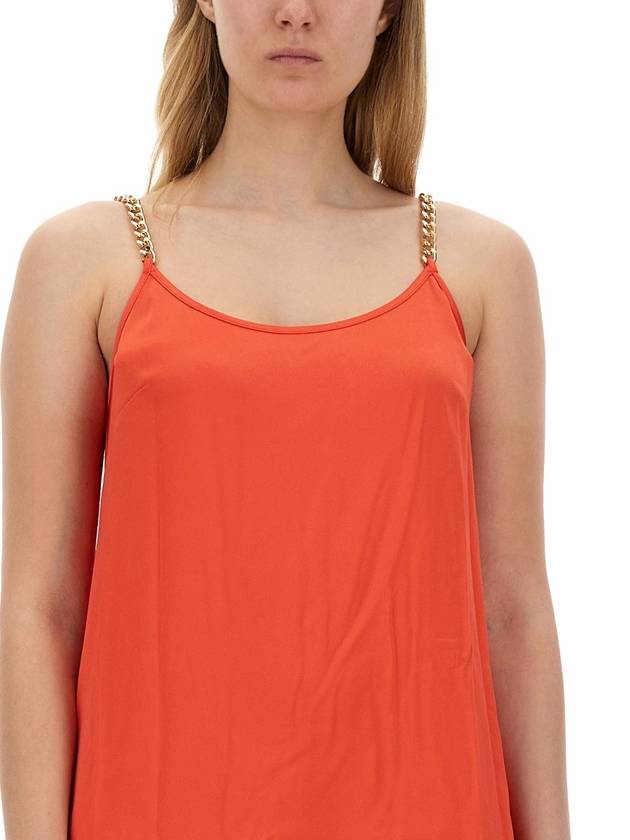 DRESS WITH CHAIN STRAPS - MICHAEL KORS - BALAAN 4