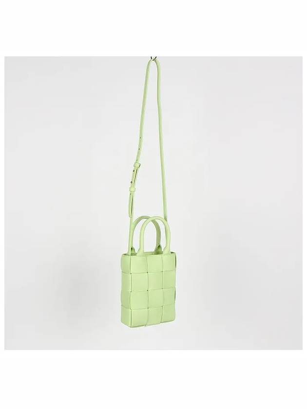 Cassette Mini Tote Bag Green - BOTTEGA VENETA - BALAAN 5