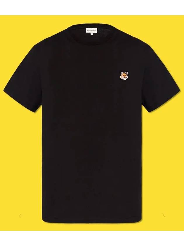 Fox Head Patch Classic Short Sleeve T-Shirt Black - MAISON KITSUNE - BALAAN 9