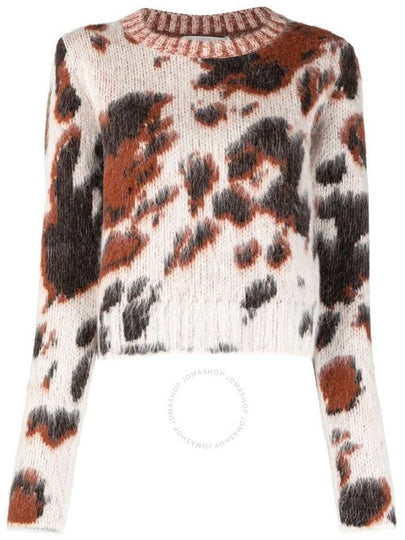 Crop Brush Horse Sweater in Wool 6K06333S24468490 B0271000501 - STELLA MCCARTNEY - BALAAN 2