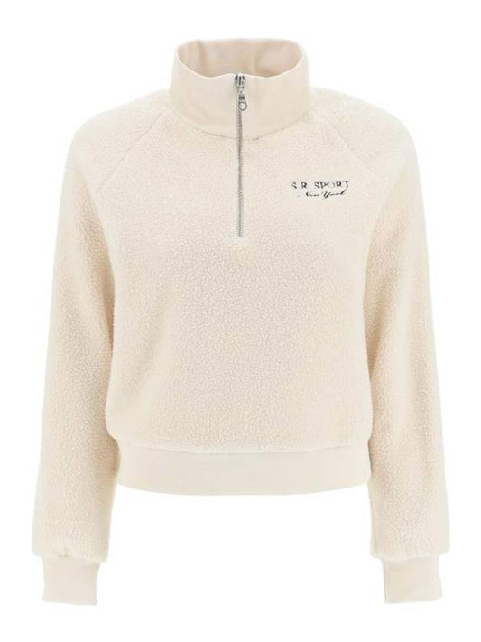 Embroider Logo Sweatshirt Ivory - SPORTY & RICH - BALAAN 1