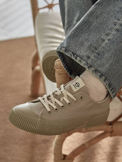 Canvas Low-Top Sneakers Beige - PLIMSS - BALAAN 2