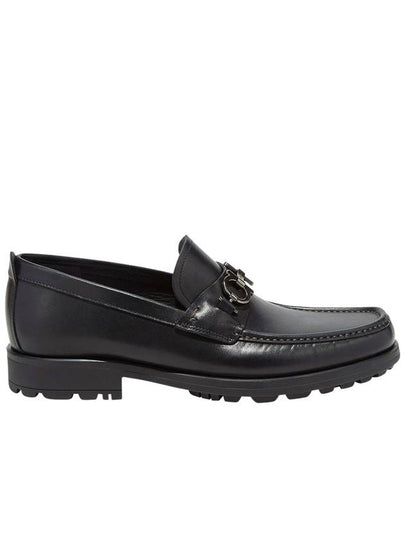 Men's David Gancini Loafers Black - SALVATORE FERRAGAMO - BALAAN 2