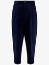 Men's Carrot Straight Pants Night Blue - AMI - BALAAN 1