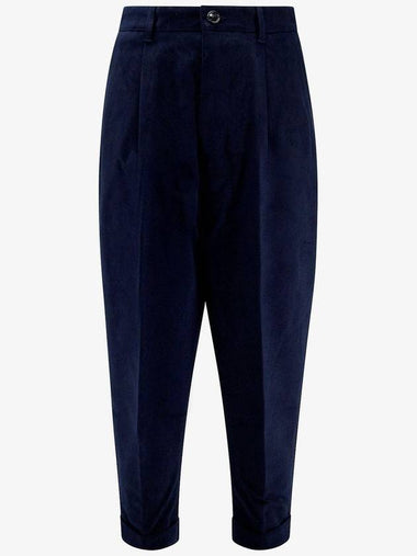 Men's Carrot Straight Pants Night Blue - AMI - BALAAN 1