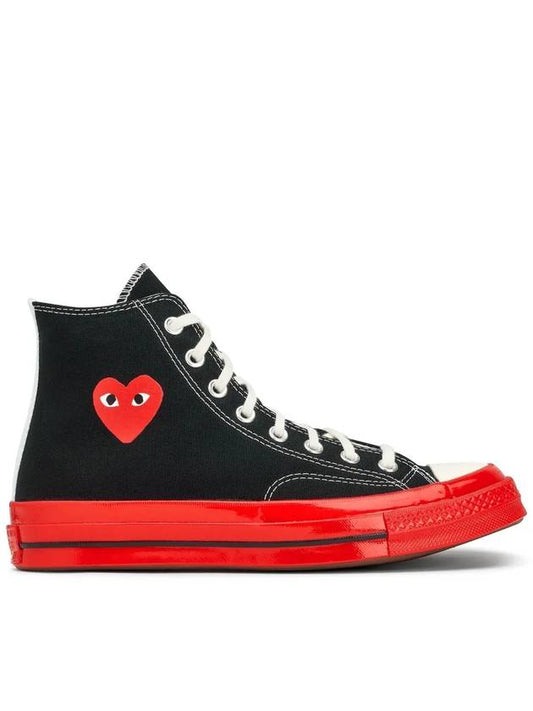 x Converse Chuck 70 High Red Sole Black A01793C - COMME DES GARCONS PLAY - BALAAN 2