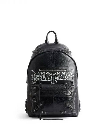 Le Cagole Leather Backpack Black - BALENCIAGA - BALAAN 2