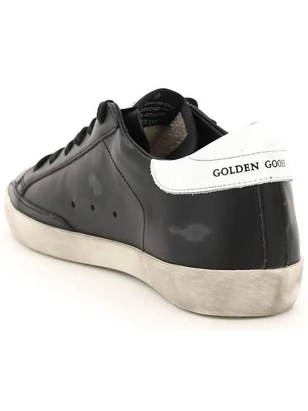 Superstar White Tab Sneakers Black - GOLDEN GOOSE - BALAAN 3