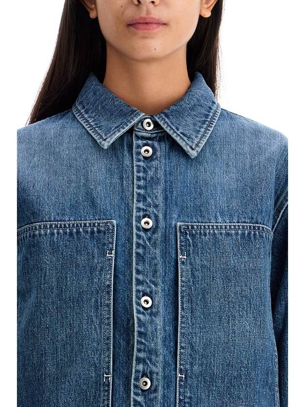 denim overshirt - JIL SANDER - BALAAN 4