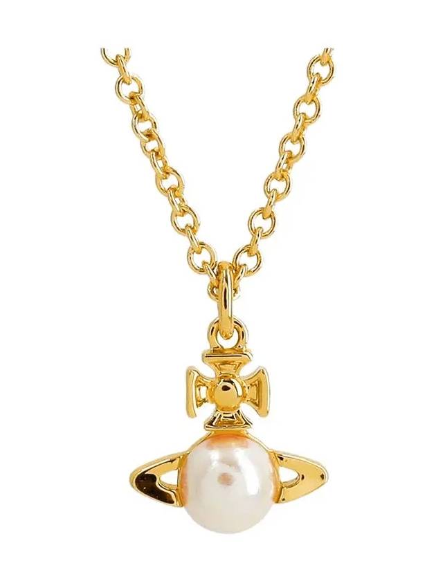 Balbina Pearl Pendant Necklace Gold - VIVIENNE WESTWOOD - BALAAN 4