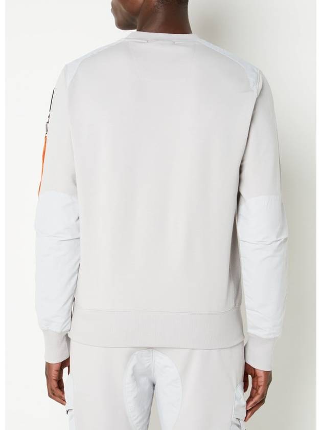 Men's Saber Crew Neck Sweatshirt White - PARAJUMPERS - BALAAN 4