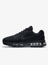 Air Max 2017 Low Top Sneakers Triple Black - NIKE - BALAAN 2