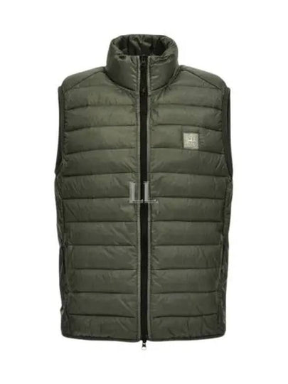 Chamber R Nylon Down Vest Musk Green - STONE ISLAND - BALAAN 2