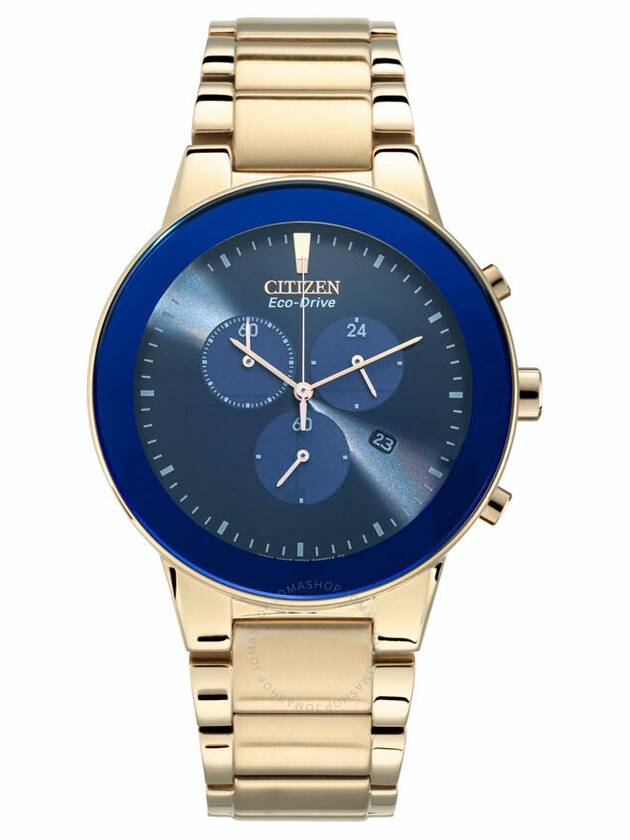 Citizen Quartz Blue Dial Watch AT2243-87L - CITIZEN - BALAAN 1