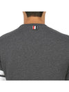 4 Bar Loopback Jersey Sweatshirt Dark Grey - THOM BROWNE - BALAAN 7