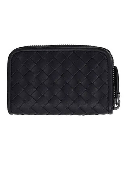 114075 V3UN1 1275 V001N 1000 Intrecciato Zipper Coin Card Wallet - BOTTEGA VENETA - BALAAN 1