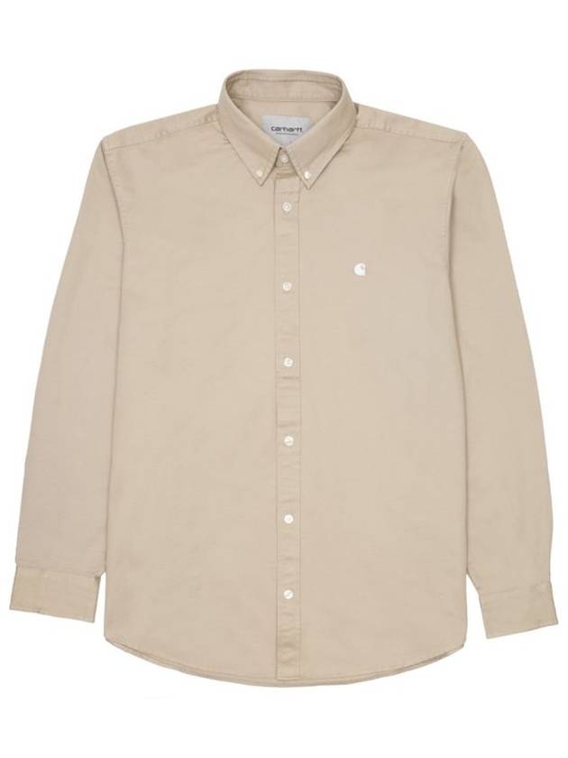 Madison Shirt Beige White I023339 11D - CARHARTT - BALAAN 1