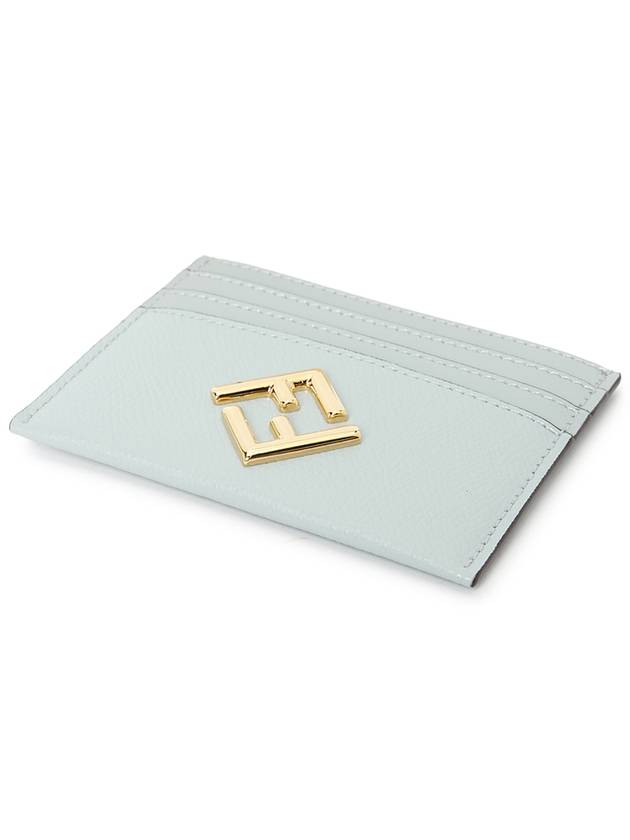 FF Diamond Card Wallet Light Blue - FENDI - BALAAN 4