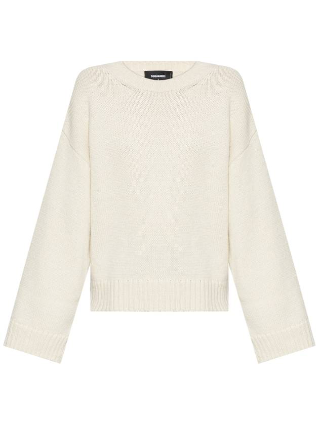 Dsquared2 Wool Sweater, Women's, Cream - DSQUARED2 - BALAAN 1