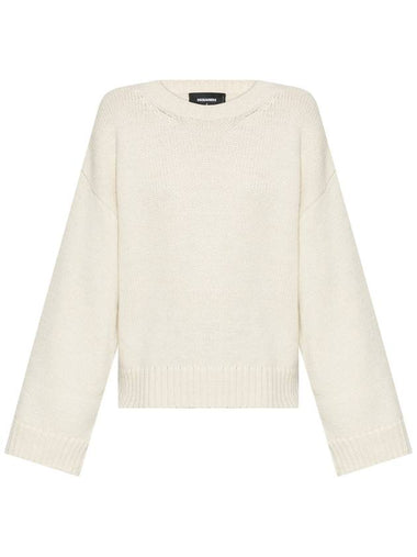 Dsquared2 Wool Sweater, Women's, Cream - DSQUARED2 - BALAAN 1