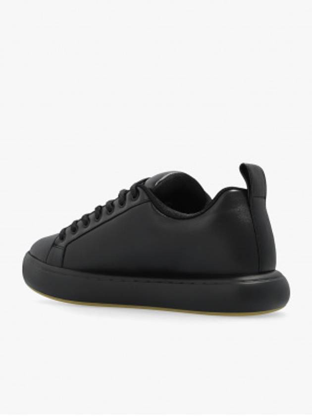 Pillow Leather Low Top Sneakers Black - BOTTEGA VENETA - BALAAN 6