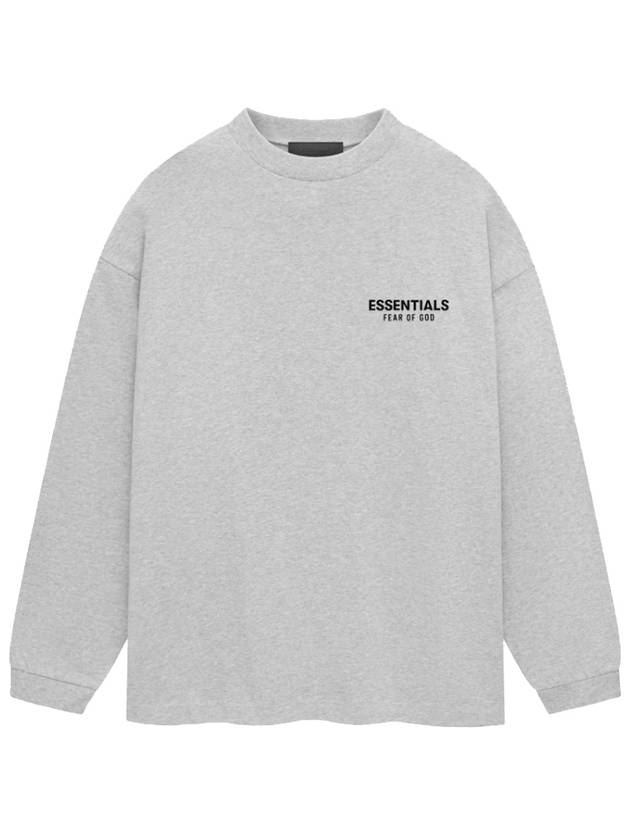 Jersey Long Sleeve T-Shirt Light Heather Grey - FEAR OF GOD ESSENTIALS - BALAAN 3