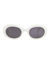 Eyewear Triomphe 01 Acetate Sunglasses White - CELINE - BALAAN 1