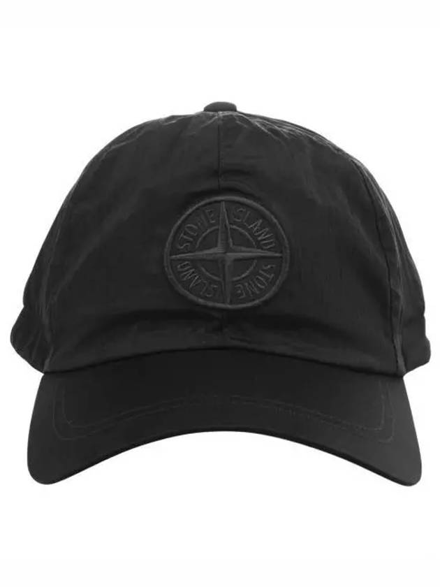 Nylon Logo Ball Cap Black - STONE ISLAND - BALAAN 2