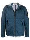 Membrana Hooded Jacket Navy - STONE ISLAND - BALAAN 2