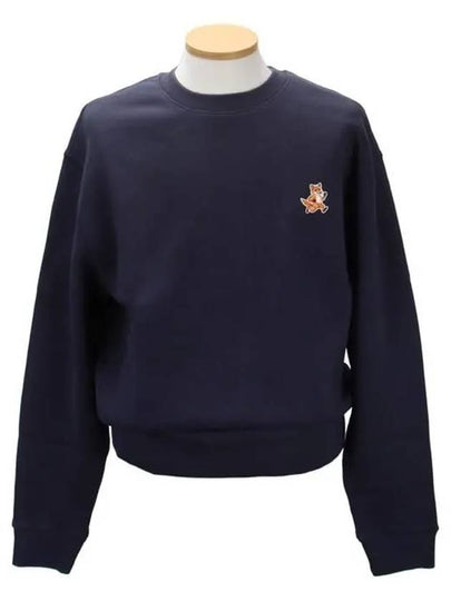 Fox Cotton Sweatshirt Navy - MAISON KITSUNE - BALAAN 2