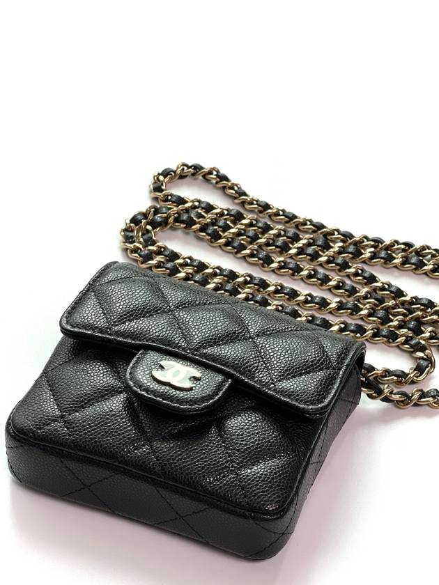 Classic Caviar Mini Bag Black AP3259 WOC - CHANEL - BALAAN 2