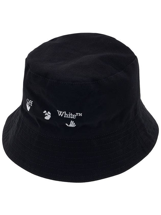 logo bucket hat black - OFF WHITE - BALAAN.