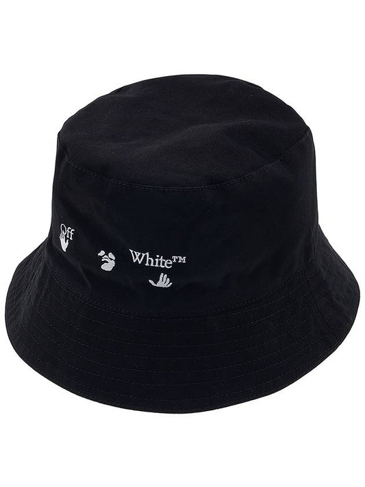 logo bucket hat black - OFF WHITE - BALAAN 2