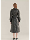Precious leather long dress - MICANE - BALAAN 6
