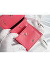 Classic Caviar CC Logo Card Half Wallet Pink Siamese Bone AP3178 - CHANEL - BALAAN 10