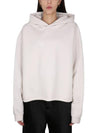 Number Logo Fleece Cotton Hoodie White - MAISON MARGIELA - BALAAN 1