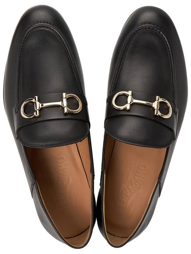 Ferragamo Gancini Men s Loafer GIN NERO 0758410 Foot EEE 001 - SALVATORE FERRAGAMO - BALAAN 2