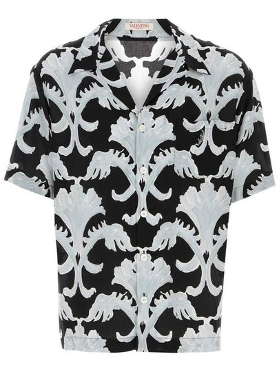 graphic print short sleeve shirt black - VALENTINO - BALAAN 2