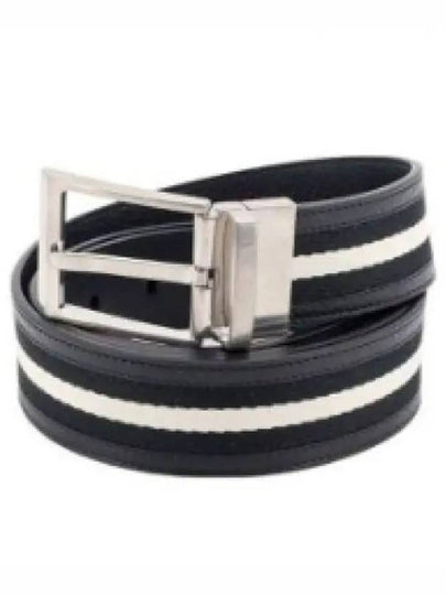 Shiffie Leather Belt Black - BALLY - BALAAN 2