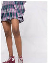 Bayowell Check Cotton Shorts Purple - ISABEL MARANT - BALAAN 4