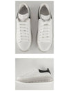 Oversized Clear Sole Low Top Sneakers Black White - ALEXANDER MCQUEEN - BALAAN 6