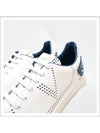 Men's V Logo Backnet Low Top Sneakers White Blue - VALENTINO - BALAAN 3