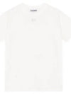 Logo Cotton Short Sleeve T-Shirt White - GANNI - BALAAN 2