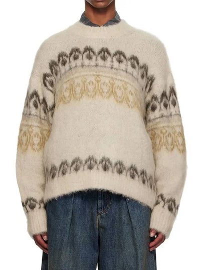 Dullyh Decorative Mohair Sweater Khaki - ISABEL MARANT - BALAAN 2