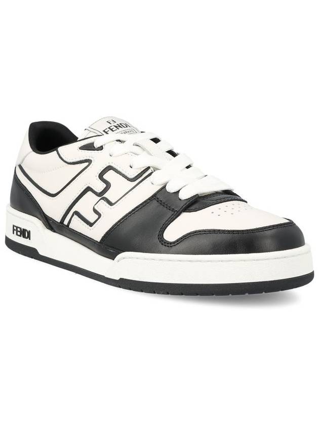 Match Low Top Sneakers Black - FENDI - BALAAN 3