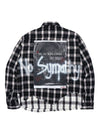 BBD No Sympathy Layered Check Shirt Black - BLACKBLOND - BALAAN 2